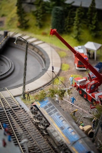 Attention to detail in building the model train layouts
